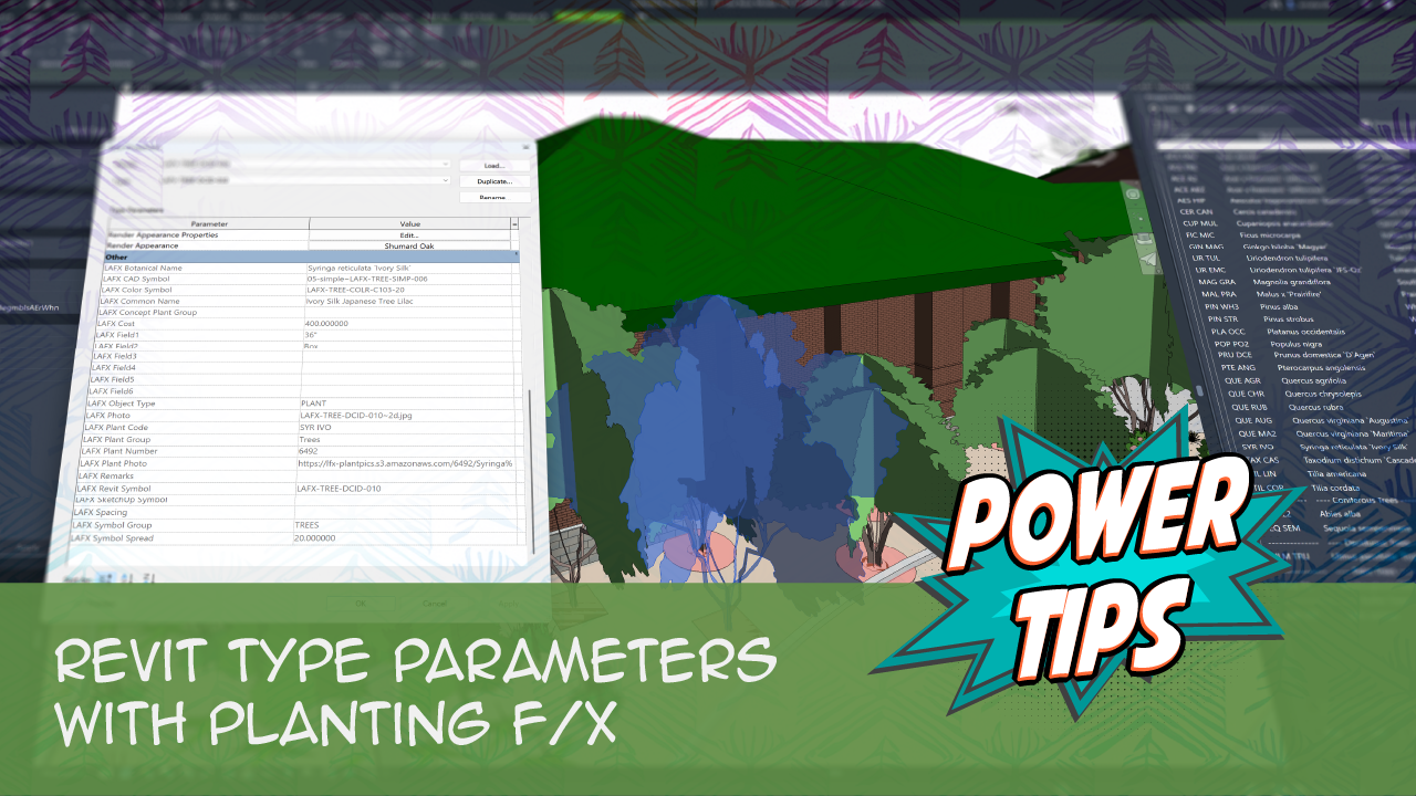 Power Tip: Revit Type Parameters with Planting F/X