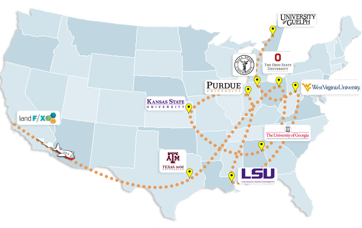 University Tour Map