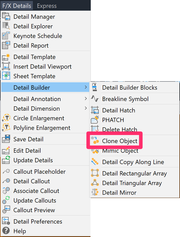Clone Object (Formerly Known as Match Object) for Details