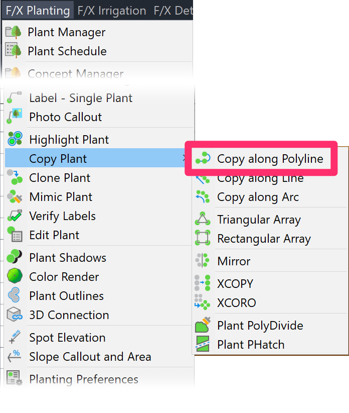 Triangular Plant Spacing Chart