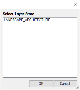 Default Layer State for details: LANDSCAPE_ARCHITECTURE