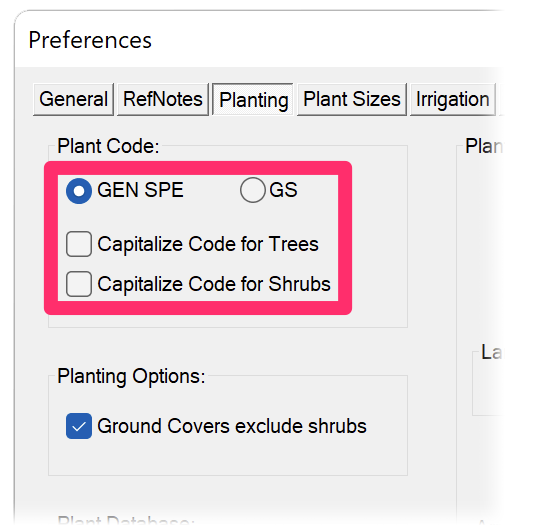 Three-letter plant codes, caps and lowercase