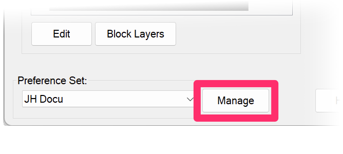 Managing Preference Sets