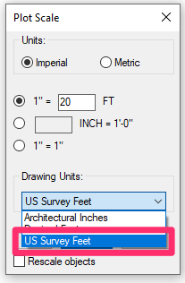 Imperial Scale Chart