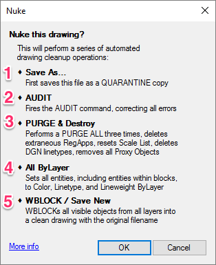 Nuke tool cleanup operations