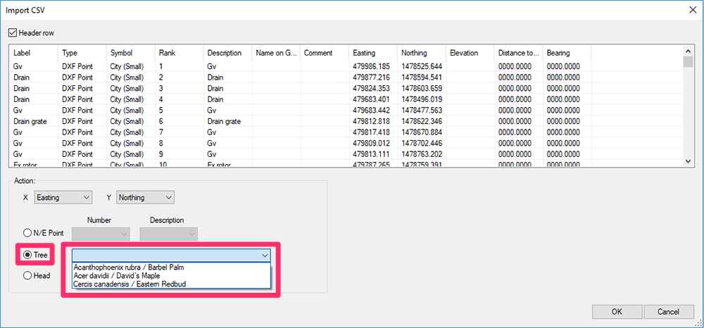 Select block type