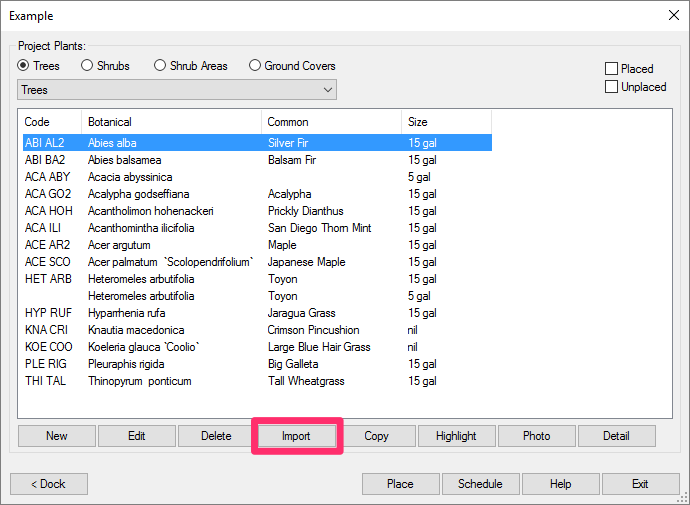 Importing data into a template, overview