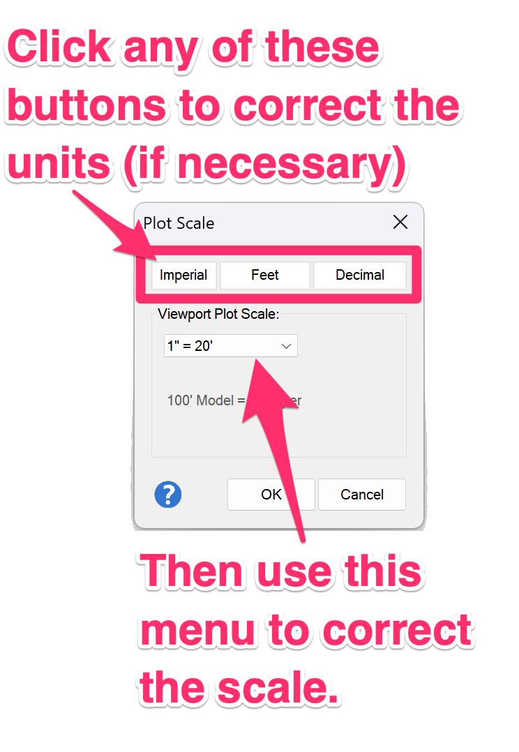 Incorrect scale example