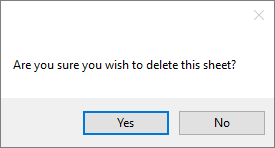 Are you sure you wish to delete this detail? message