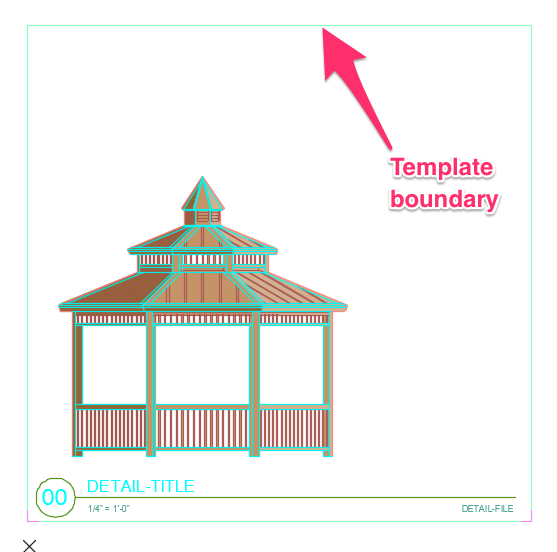 Detail Template boundary