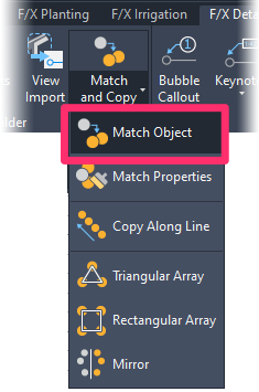 F/X Details ribbon, Clone Object flyout