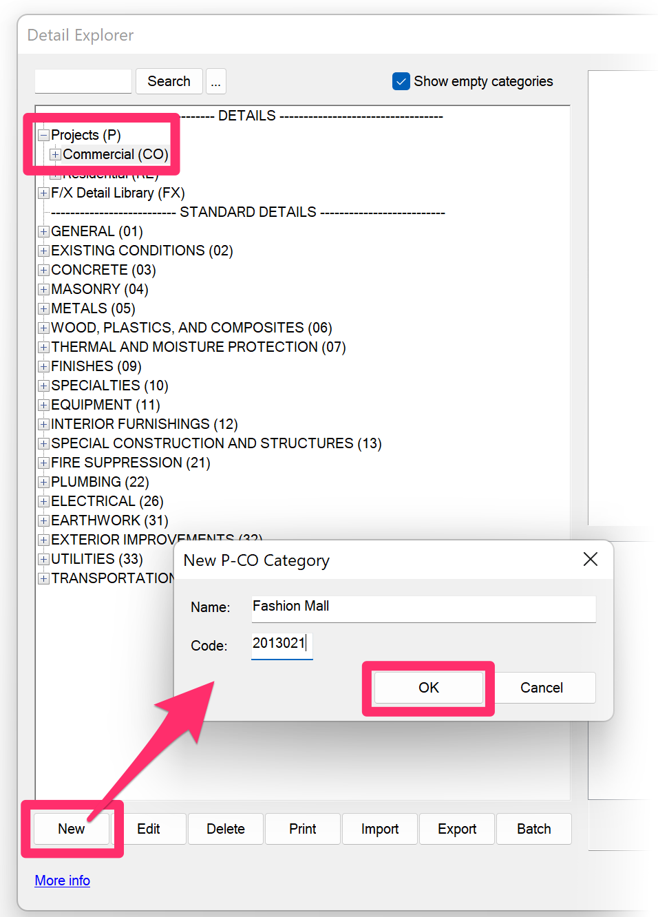 Creating a general category for projects