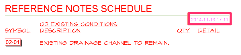New schedule with non-plot timestamp