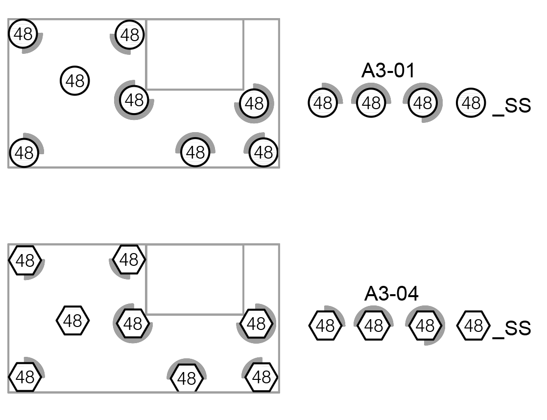 Rotor symbols: Arc Rotates