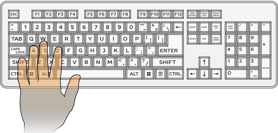 Keyboard diagram