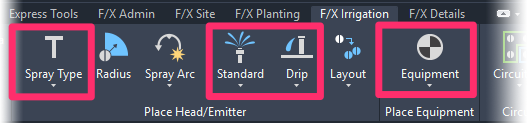 Equipment types