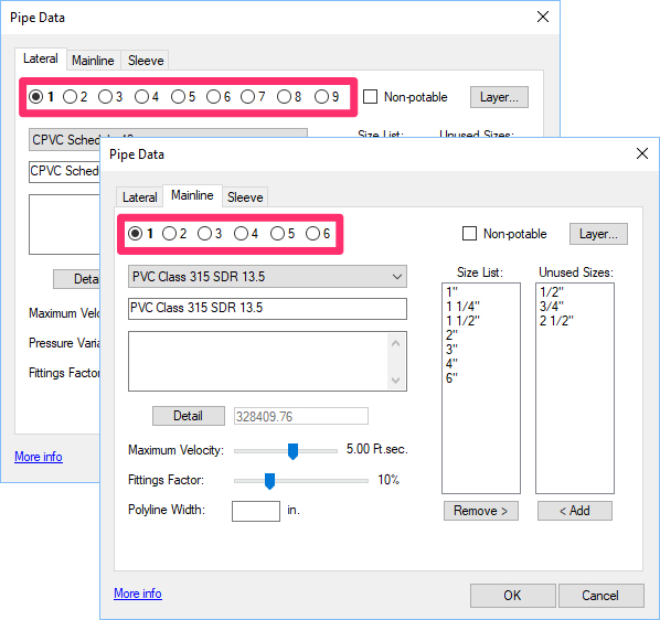 Pipe Data