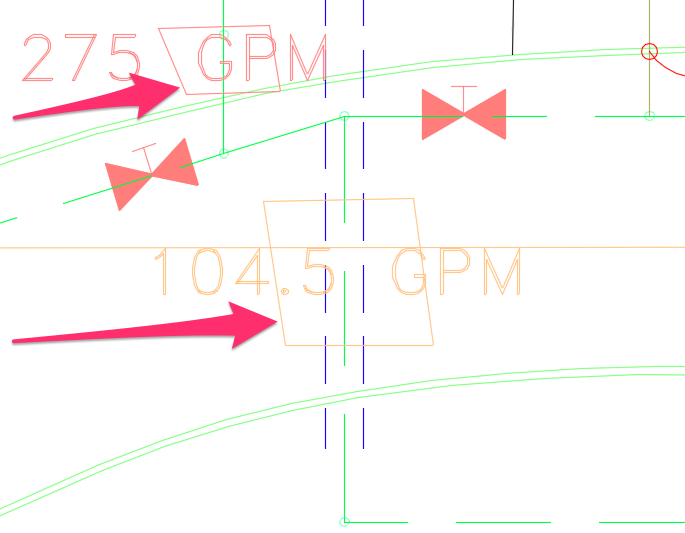 Poorly-drawn flow zone border, example