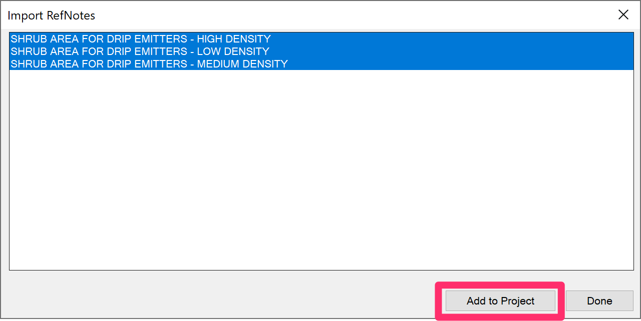 Selecting Schematic types to import into a project