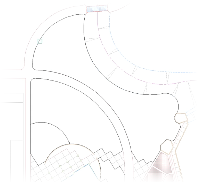 sExisting polyline to select as a Schematic area boundary, example