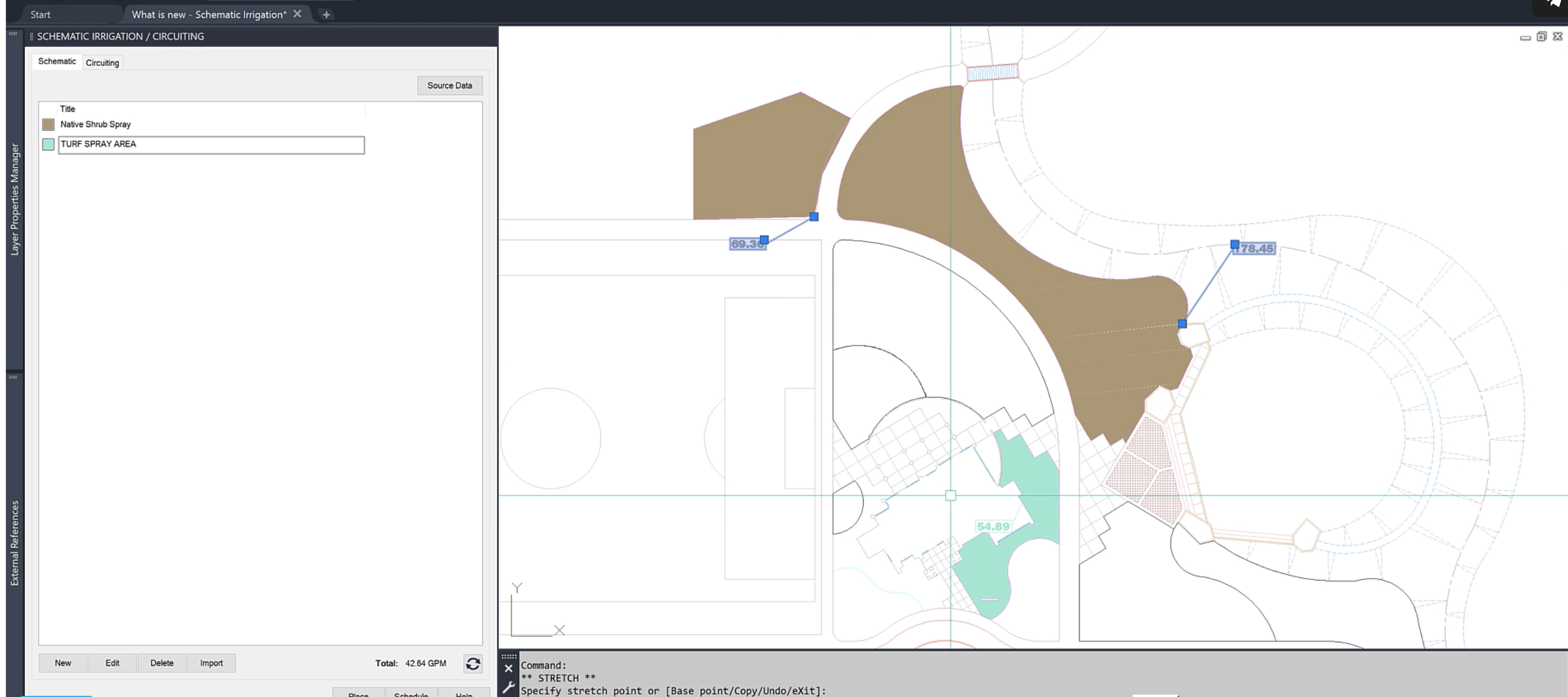 What's New: Schematic Irrigation