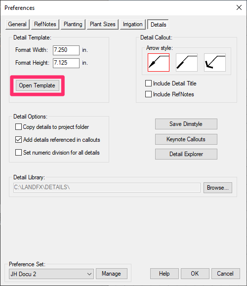 Detail Template source file