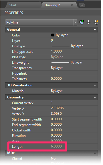 Linear dimension incorrect in drawing but correct in Properties panel