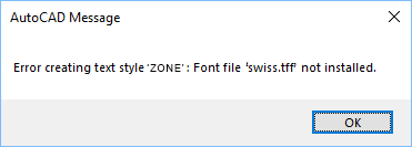 Error creating text style