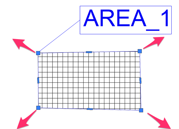 Moving Work Area boundary grip points outward