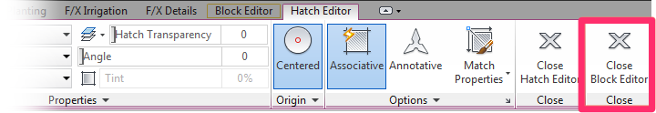 Closing the Block Editor