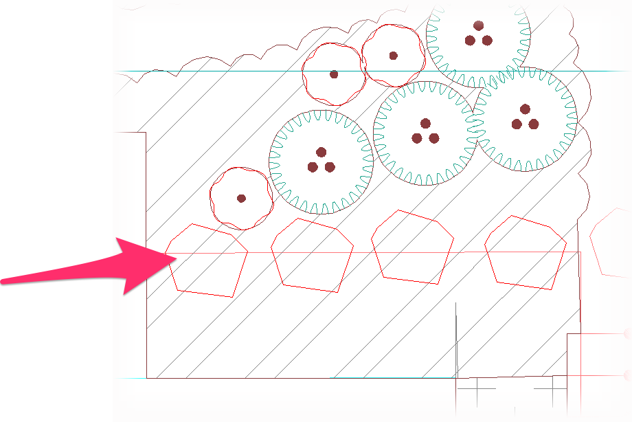 Remove Hatch from Internal Objects Within a Hatched Area