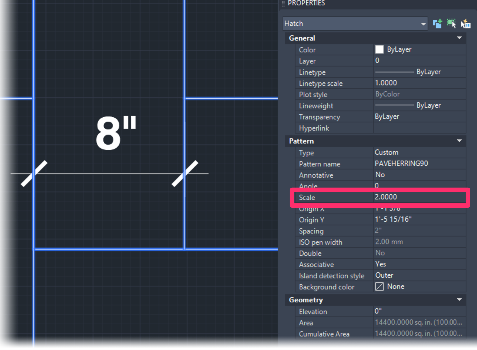 Set this new scale in the Properties panel