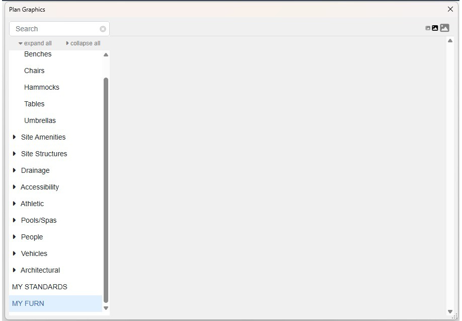 Block Previews missing from Plan Graphics dialog box