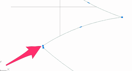 Move selected point on polyline boundary