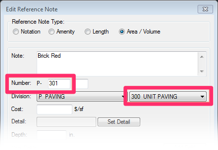 Assigning a Reference Note a number that fits within the correct subdivision numbering structure