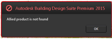 Allied Product is not found error message