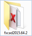 Folder on desktop with the same name as the extracted file