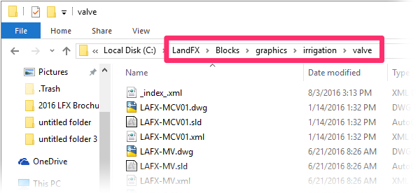LandFX/Blocks/Graphics/Irrigation/Valve folder