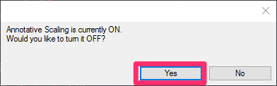If Annotative Scaling is on turn it off