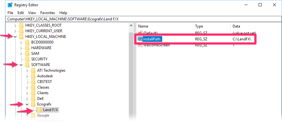 InstallPath key in Registry