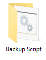 Backup Script folder