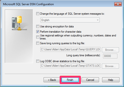 Configuring Workstations for a Microsoft SQL (MSSQL) Server - Land F/X