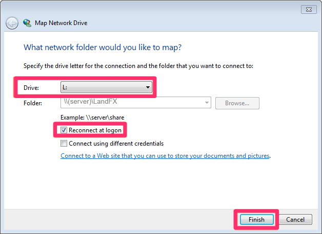 how to map a drive letter to google drive in windows