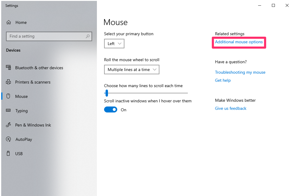 How to slow down the mouse's double-click speed in Windows 10