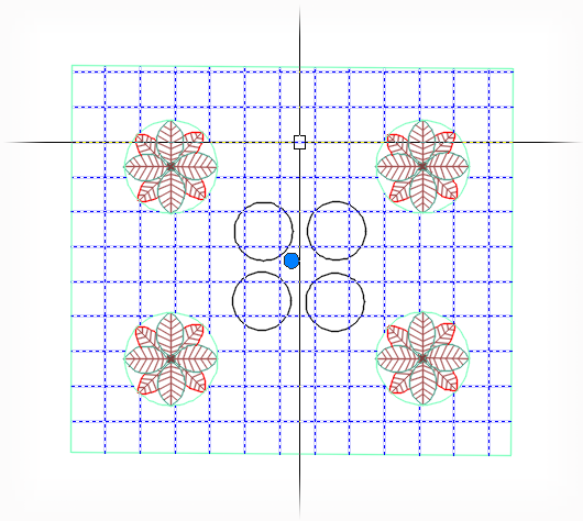 Click to select hatch pattern