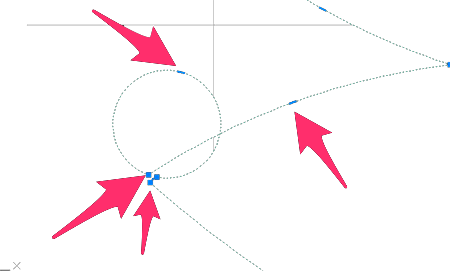 Click polyline boundary to select it, then click pick point