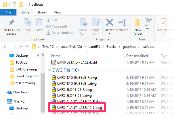 Repeat previous step on the left (L) version of block based labels