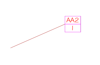 Plant label leader arrow missing from leader