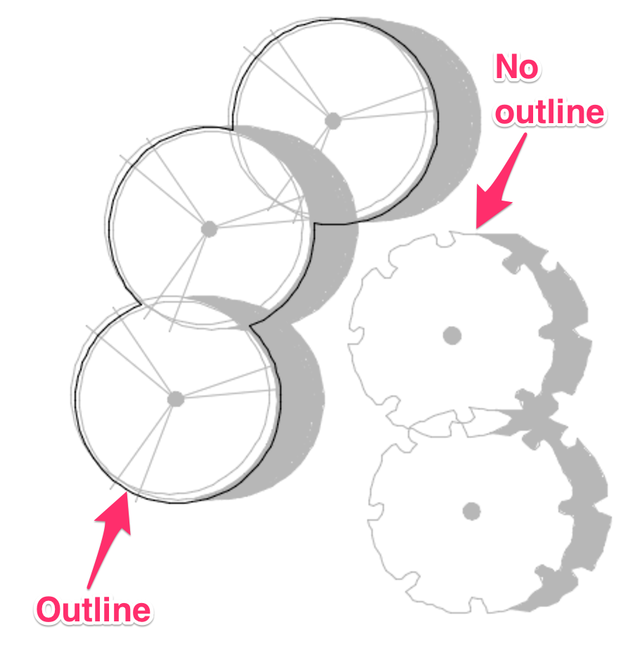 Plant Outlines not appearing around plants