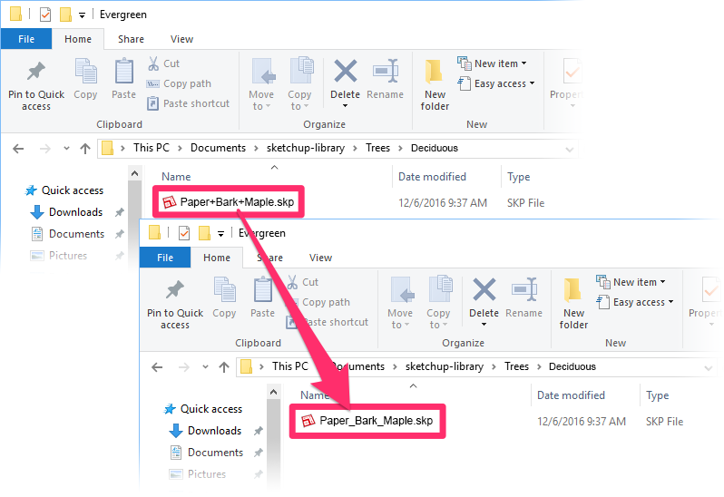 Renaming a symbol source file